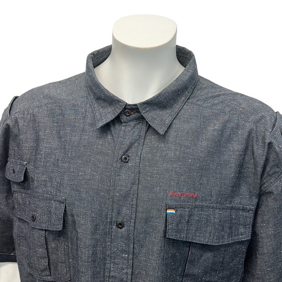 AKOO "The Weak Shall Be Eaten Only The Strong Survive" Embroidered Shirt 4XL 4X - Picture 8 of 13